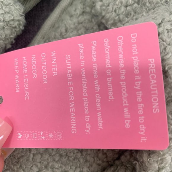 New! Docosy Fuzzy Slippers Green Comfy Crisscross House Shoes Memory Foam - Picture 7 of 9